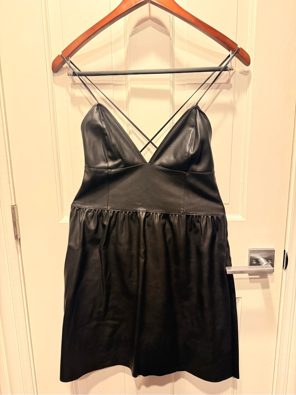 Zara Black Knit Top with Label Detail